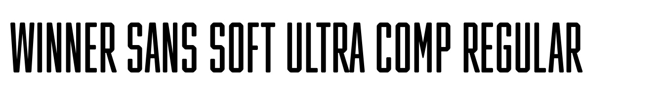 Winner Sans Soft Ultra Comp Regular